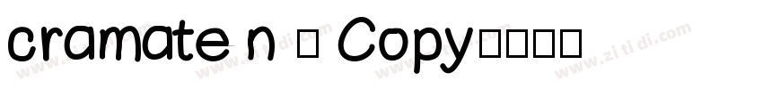 cramaten - Copy字体转换